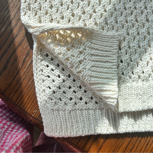 Roxy Cream Sleeveless Knit Sweater - Picture 4 of 7